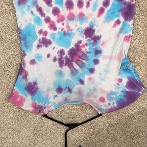 Tie die crop top